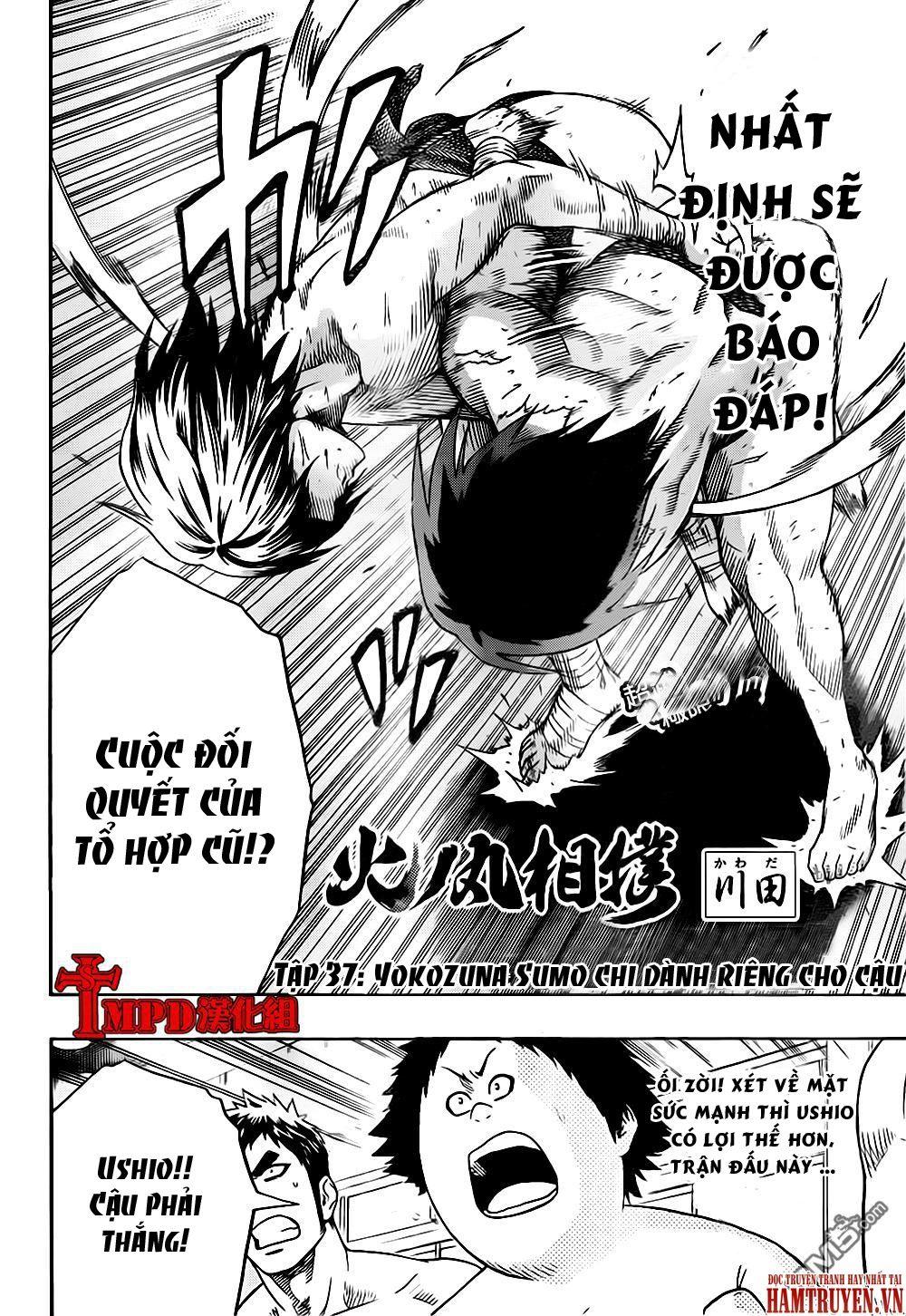 Hinomaru Zumou Chapter 37 - Trang 2