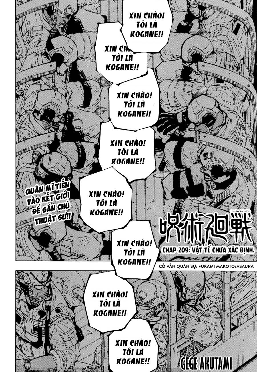 Chú Thuật Hồi Chiến Chapter 209 - Trang 2