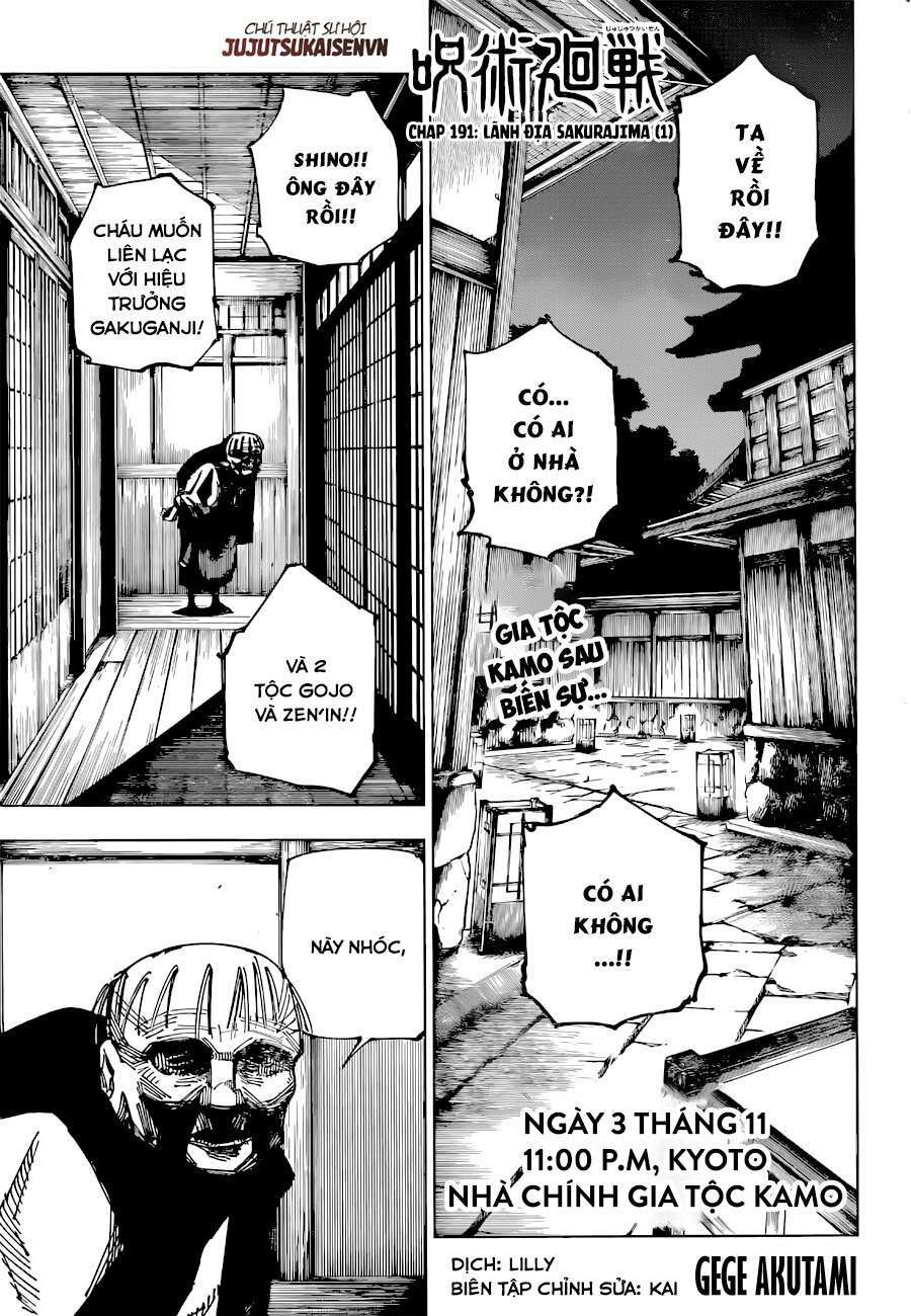 Chú Thuật Hồi Chiến Chapter 191 - Trang 2