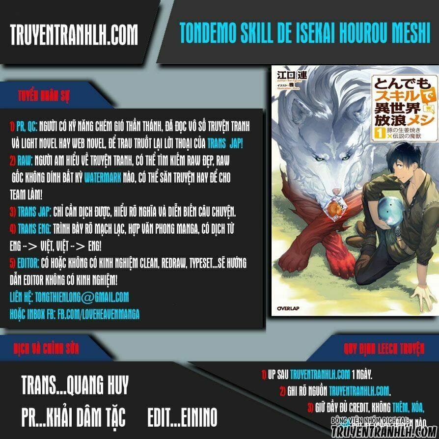 Tondemo Skill De Isekai Hourou Meshi Chapter 1 - Trang 2