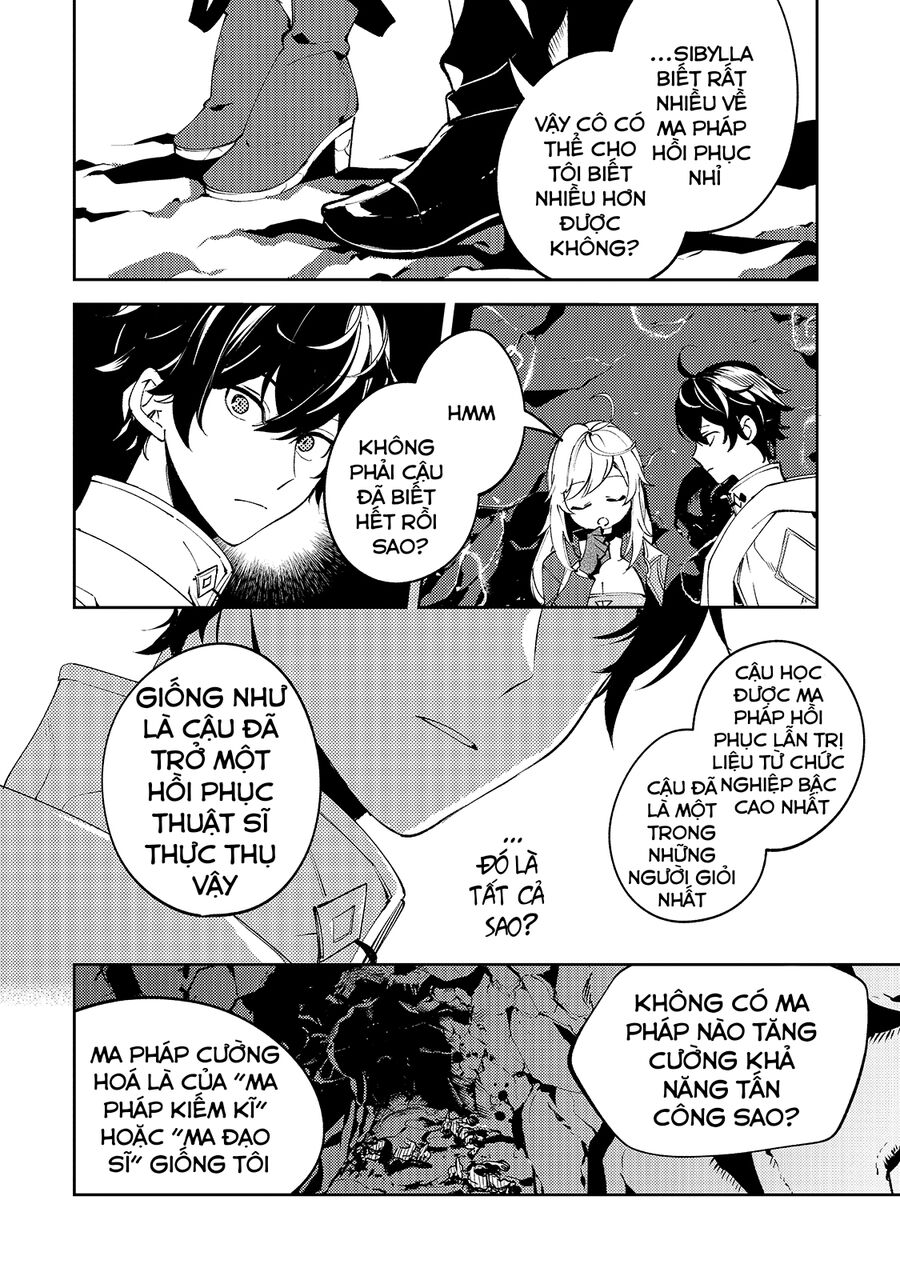 Kurotonbi No Seija ~Tsuihou Sareta Kaifuku Jutsushi Wa, Ariamaru Maryoku De Yami Mahou Wo Kiwameru Chapter 4.3 - Trang 2