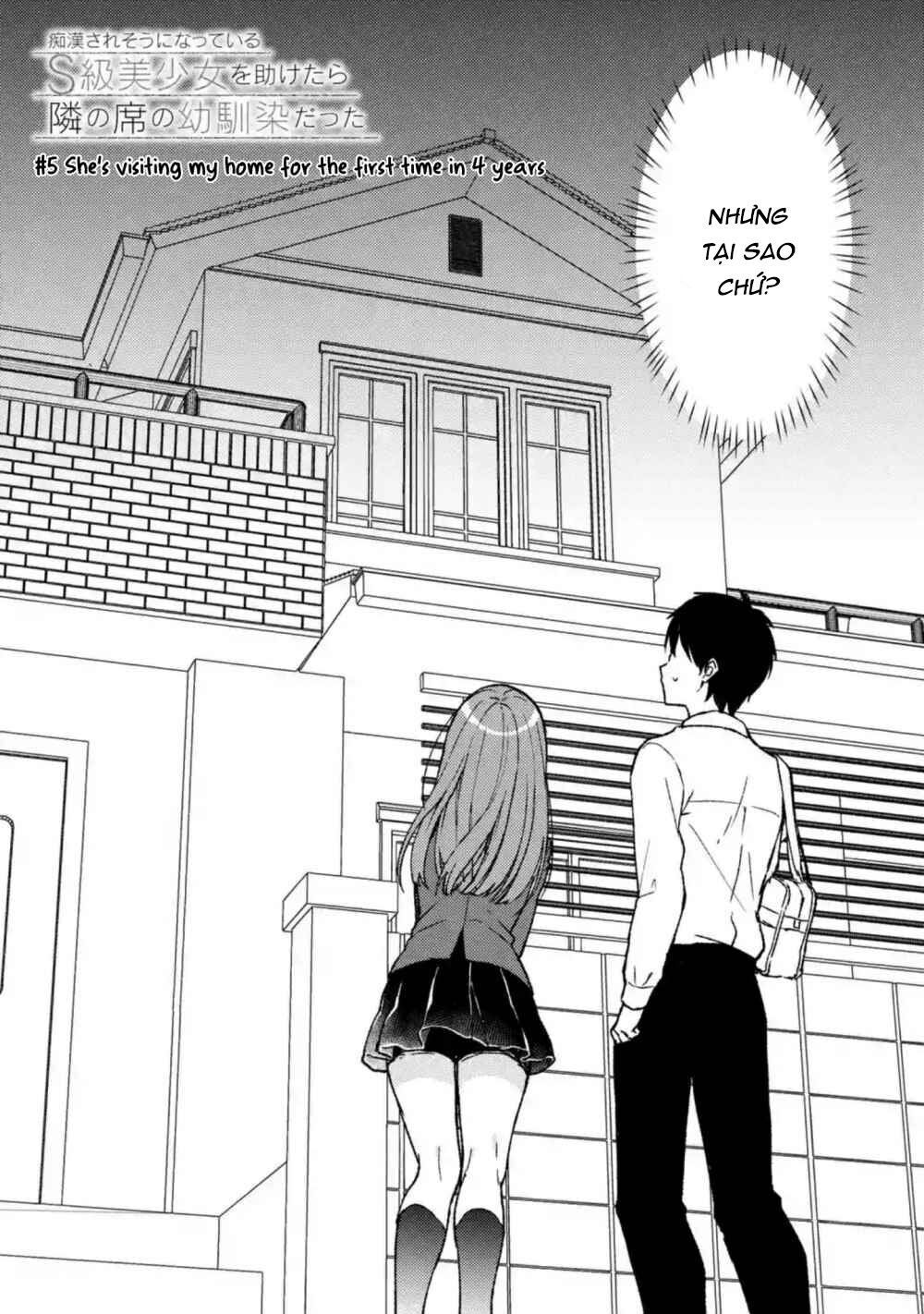 Chikan Saresou Ni Natteiru S-Kyuu Bishoujo Wo Tasuketara Tonari No Seki No Osananajimi Datta Chapter 5 - Trang 2