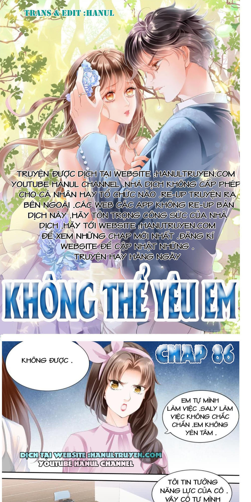 Không Thể Yêu Em Chapter 86 - Trang 2