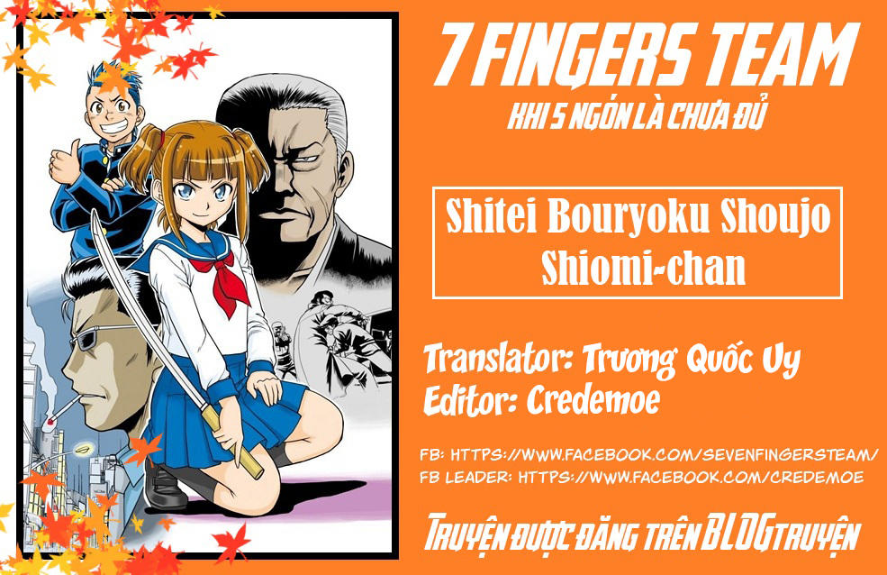 Shitei Bouryoku Shoujo Shiomi-Chan Chapter 10 - Trang 2