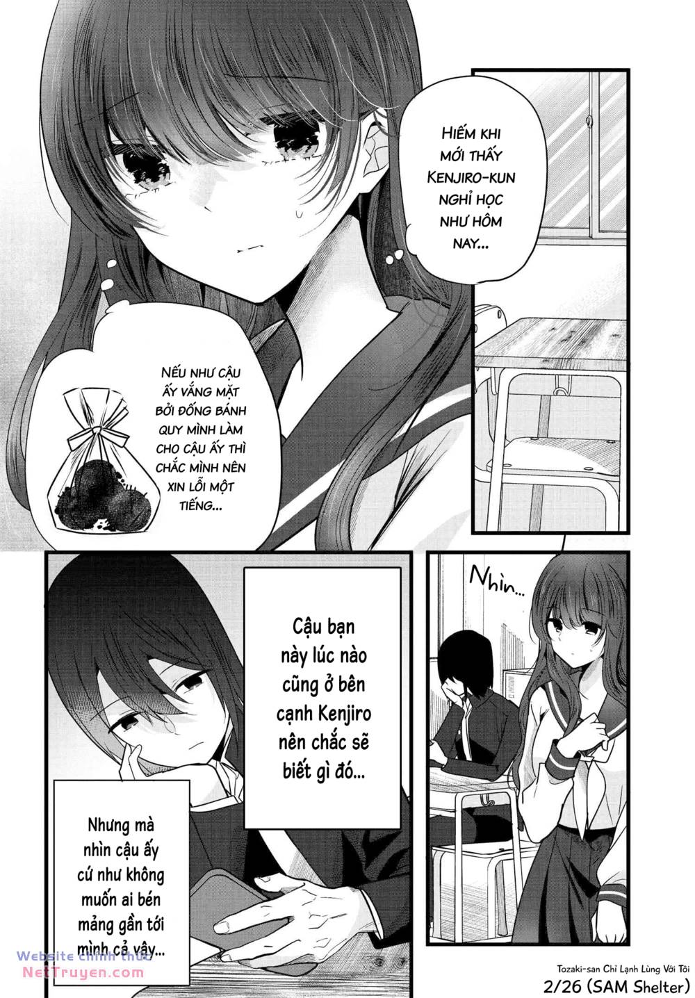 Tozaki-San Chỉ Lạnh Lùng Với Tôi Chapter 4 - Trang 2