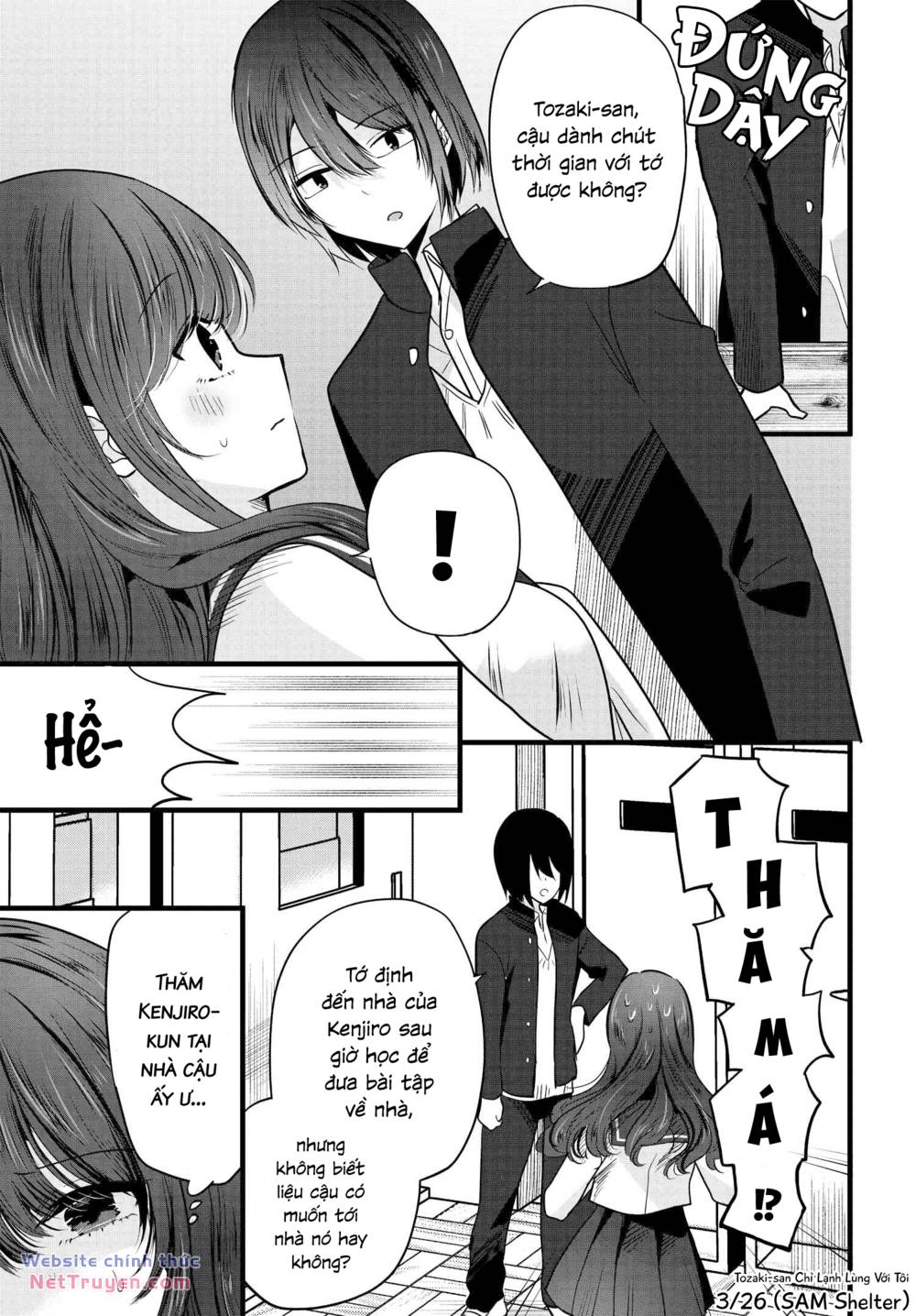 Tozaki-San Chỉ Lạnh Lùng Với Tôi Chapter 4 - Trang 2