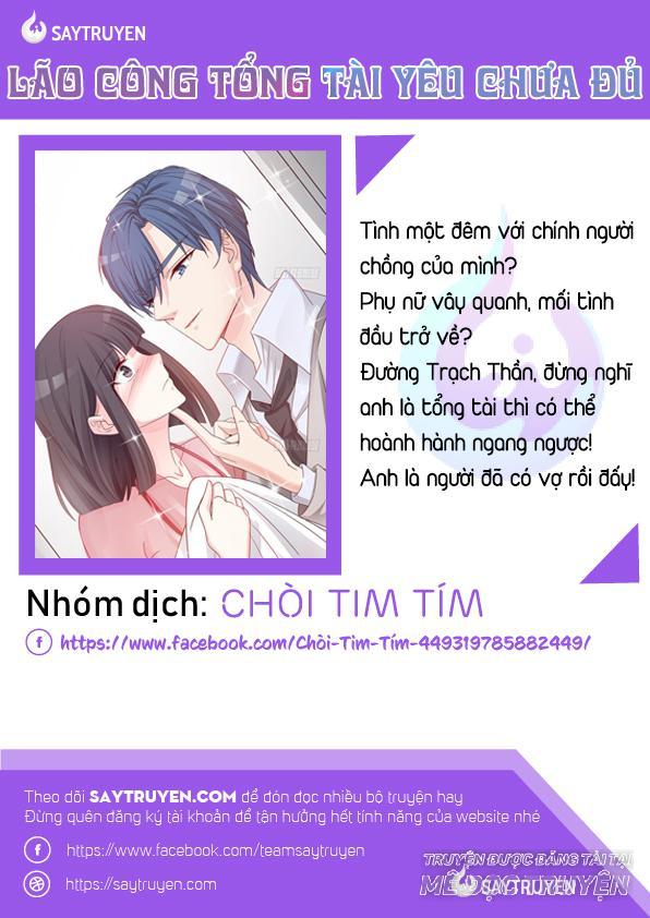 Tổng Tài Yêu Chưa Đủ Chapter 28 - Trang 2