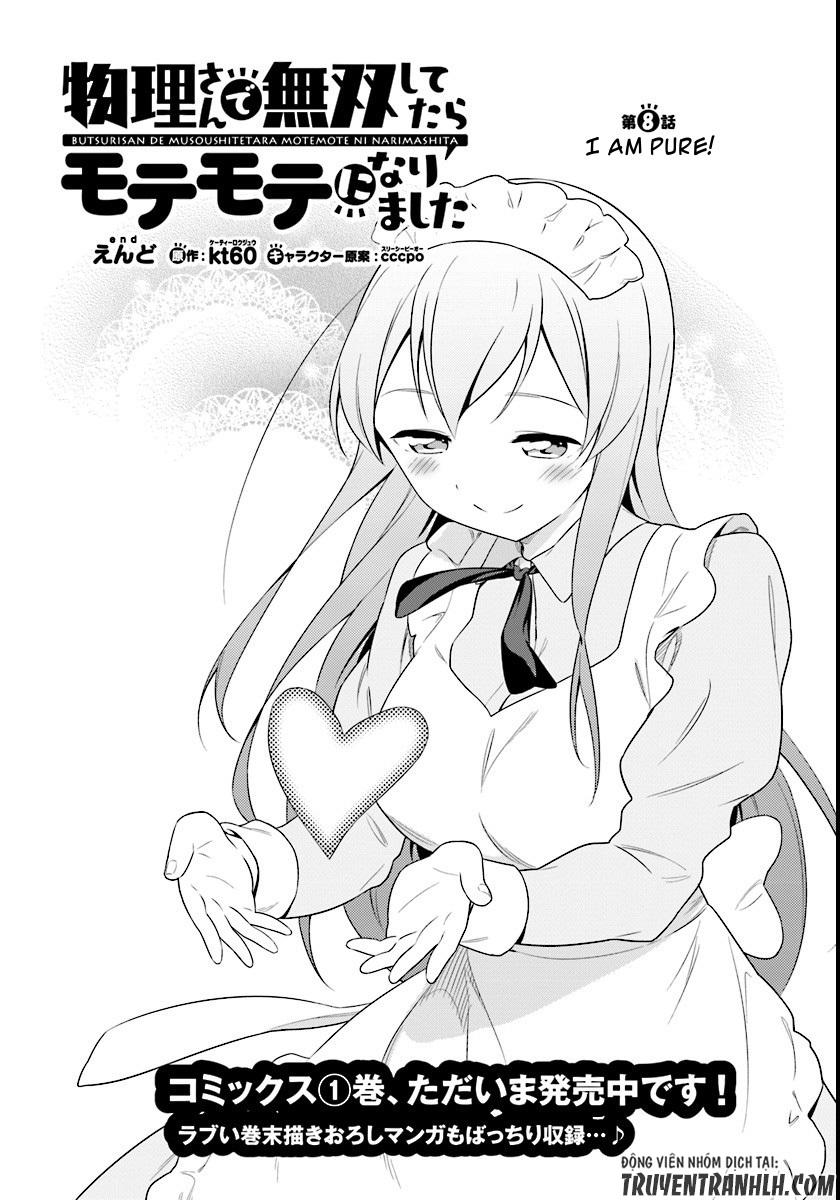 Butsuri-San De Musou Shitetara Motemote Ni Narimashita Chapter 8 - Trang 2