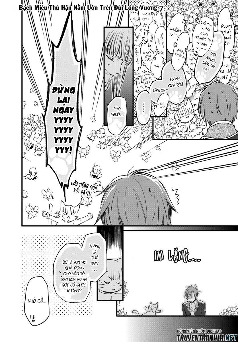 Fukushuu Wo Chikatta Shironeko Wa Ryuuou No Hiza No Jou De Damin Wo Musaboru Chapter 7 - Trang 2