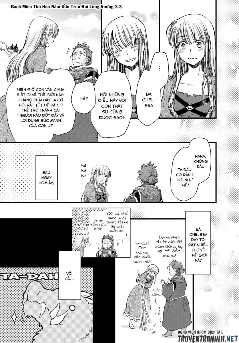 Fukushuu Wo Chikatta Shironeko Wa Ryuuou No Hiza No Jou De Damin Wo Musaboru Chapter 3 - Trang 2