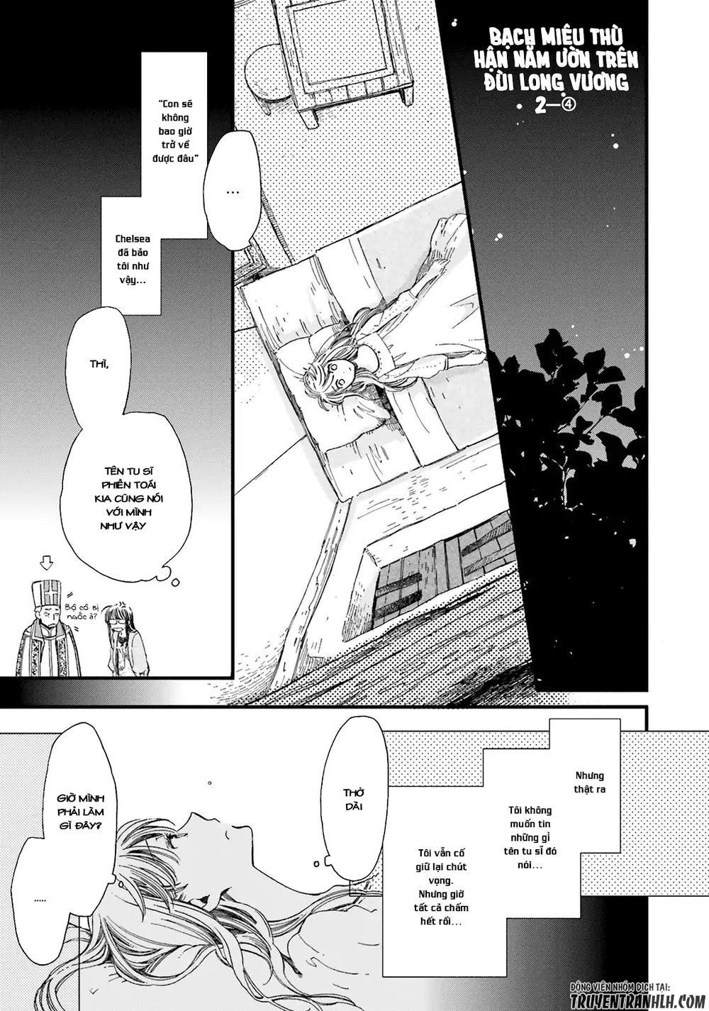 Fukushuu Wo Chikatta Shironeko Wa Ryuuou No Hiza No Jou De Damin Wo Musaboru Chapter 2.4 - Trang 2