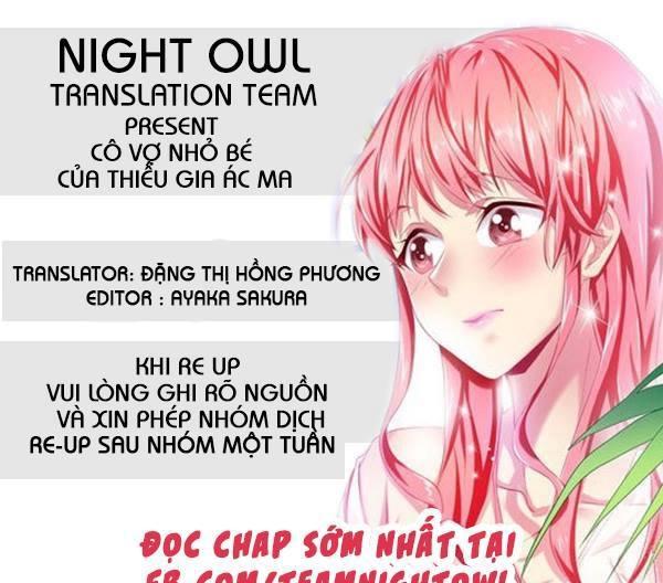 Cô Vợ Nhỏ Bé Của Thiếu Gia Ác Ma Chapter 19 - Trang 2