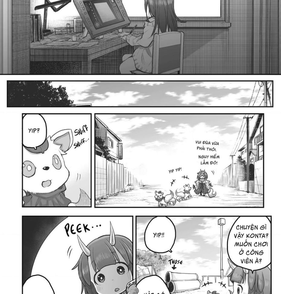 Miss Shachiku And The Little Baby Ghost Chapter 56 - Trang 2