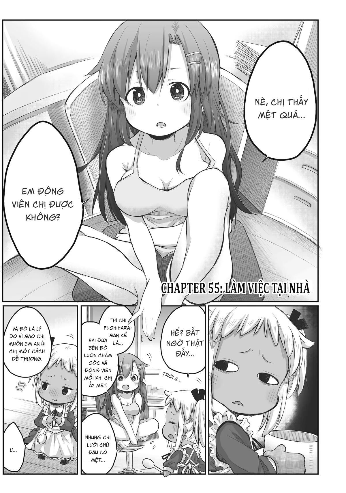 Miss Shachiku And The Little Baby Ghost Chapter 55 - Trang 2