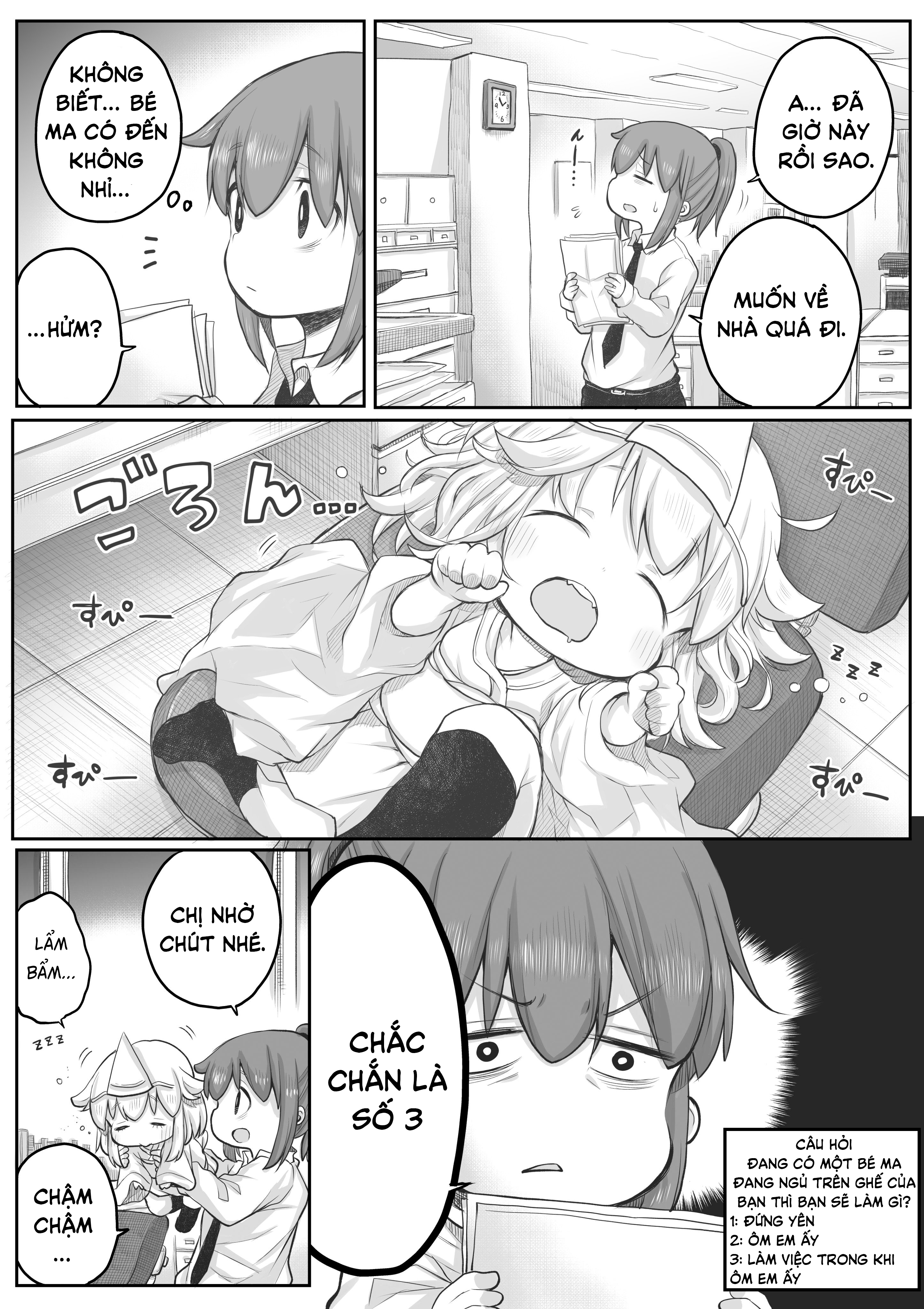 Miss Shachiku And The Little Baby Ghost Chapter 32 - Trang 2