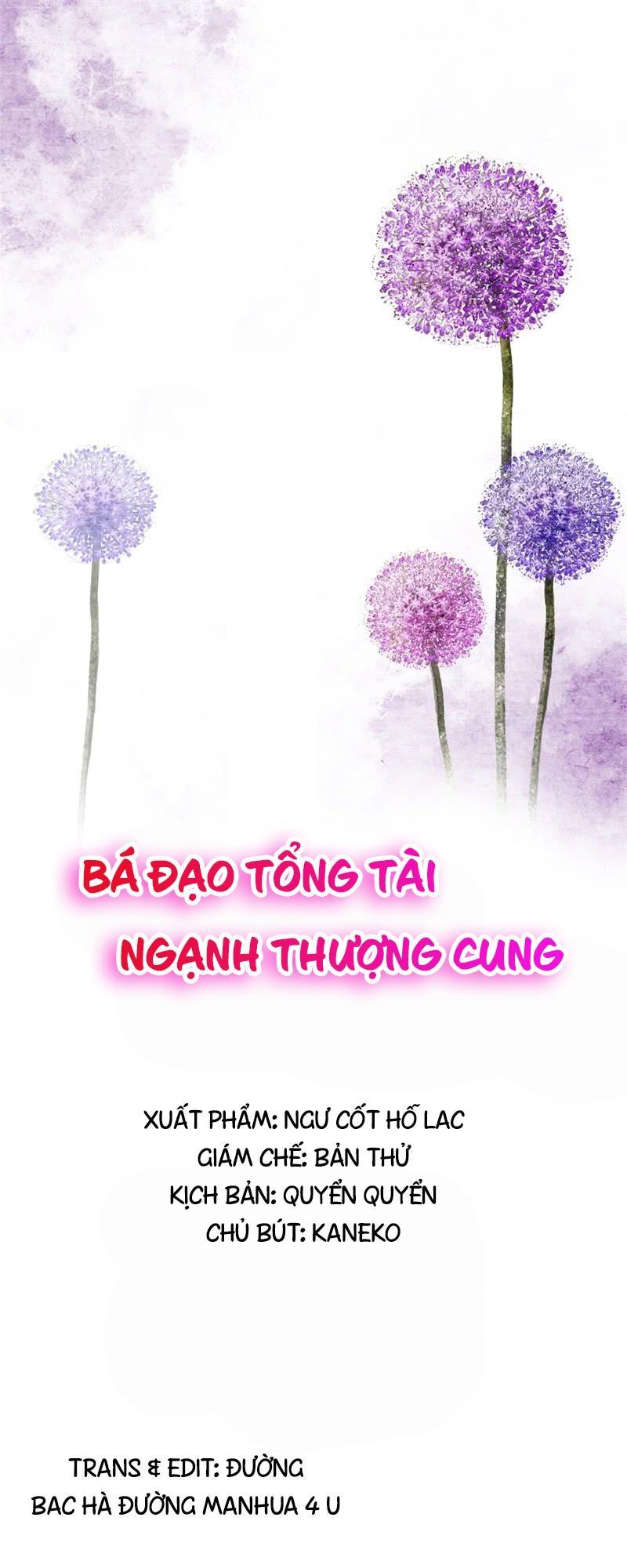 Bá Đạo Tổng Tài Ngạnh Thượng Cung Chapter 9 - Trang 2