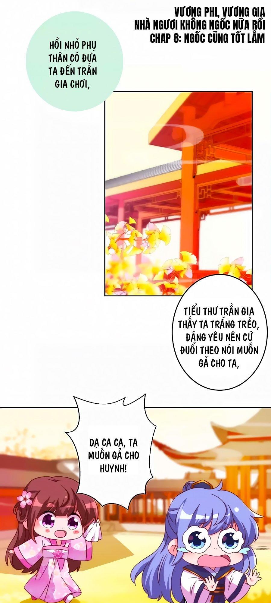 Vương Phi, Vương Gia Nhà Ngươi Không Ngốc Nữa Rồi Chapter 8 - Trang 2