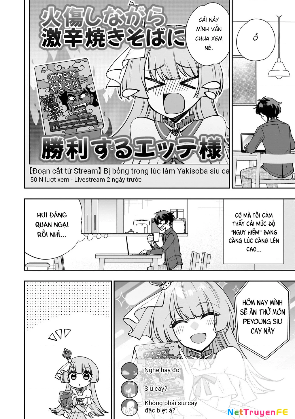 Net No “Oshi” To Real No “Oshi” Ga Tonari Ni Hikkoshite Kita Chapter 1 - Trang 2