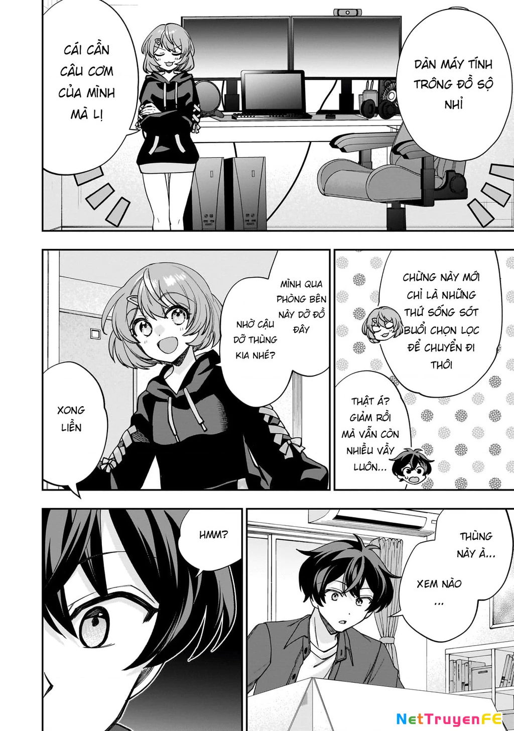 Net No “Oshi” To Real No “Oshi” Ga Tonari Ni Hikkoshite Kita Chapter 1 - Trang 2