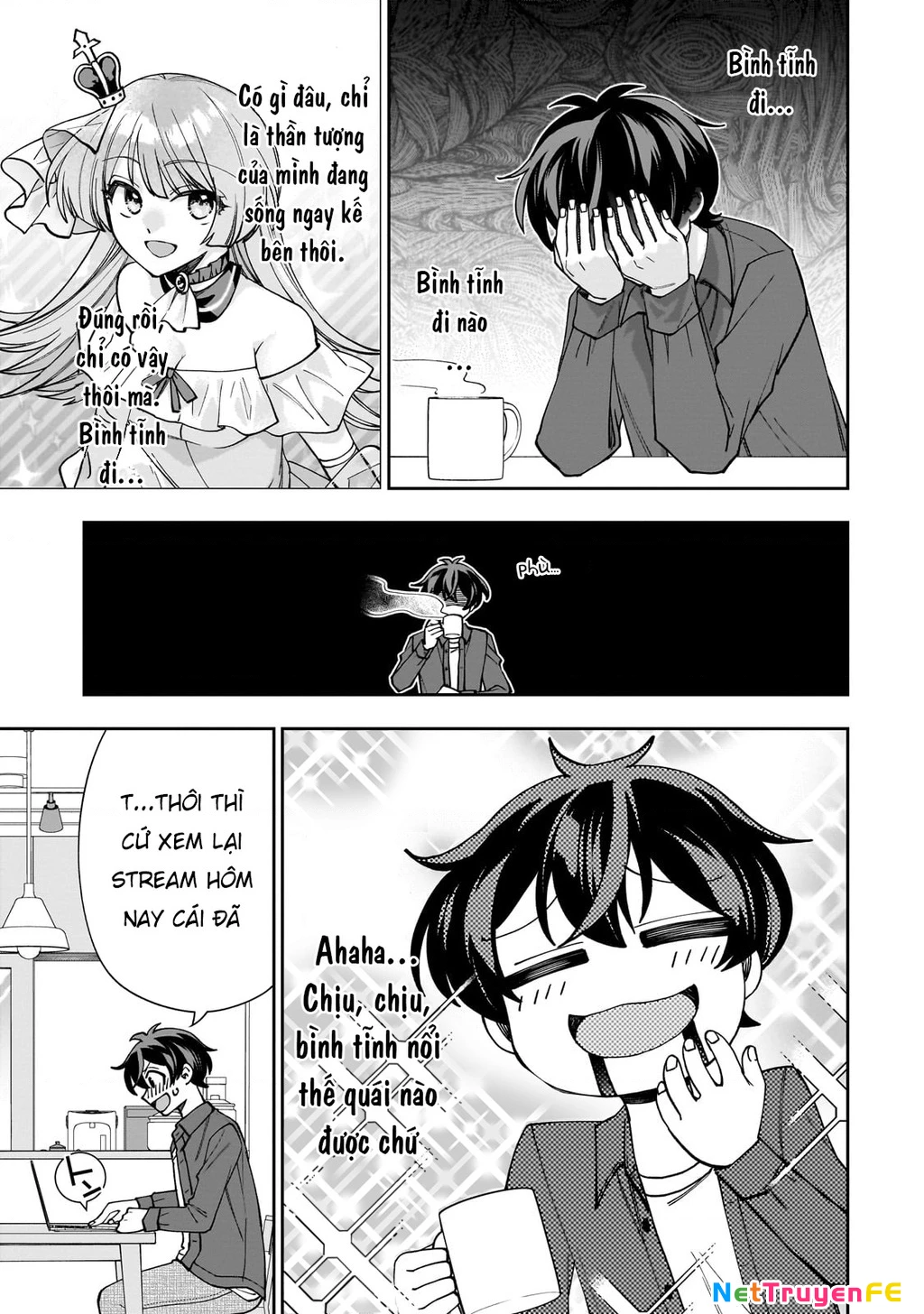 Net No “Oshi” To Real No “Oshi” Ga Tonari Ni Hikkoshite Kita Chapter 1 - Trang 2