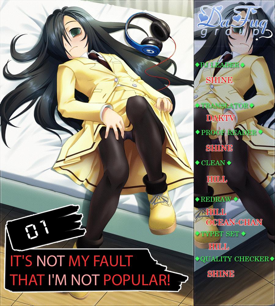 It’S Not My Fault That I’M Not Popular! Chapter 1 - Trang 2