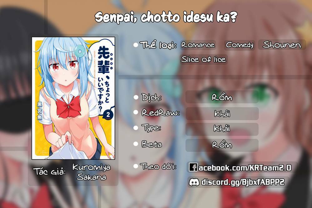 Senpai, Chotto Īdesu Ka? Chapter 6 - Trang 2