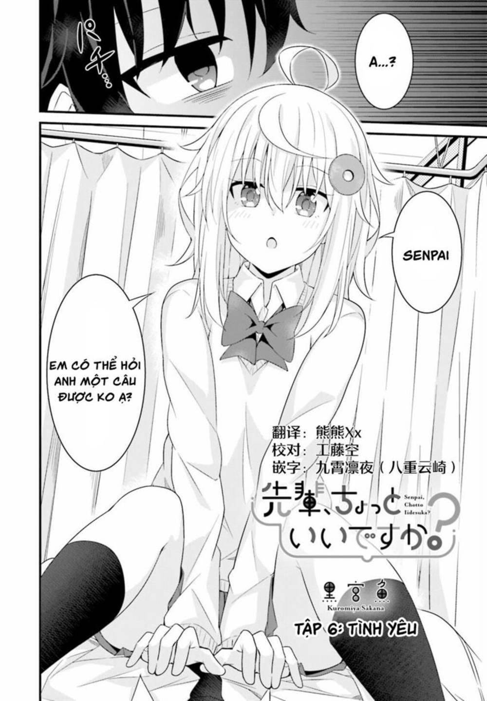 Senpai, Chotto Īdesu Ka? Chapter 6 - Trang 2