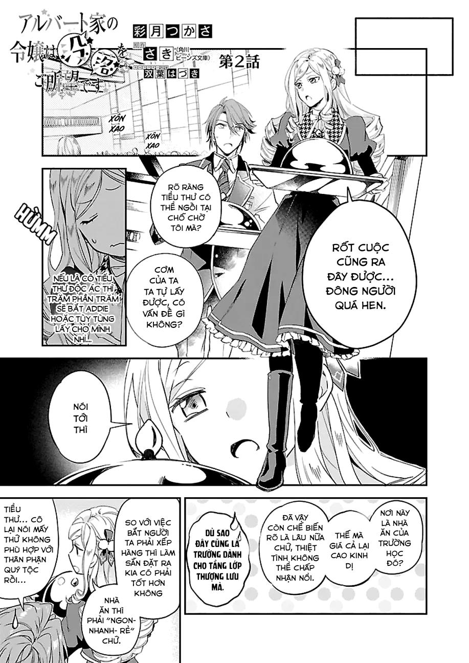 Albert Ke No Reijou Wa Botsuraku Wo Go Shomou Desu Chapter 2.3 - Trang 2