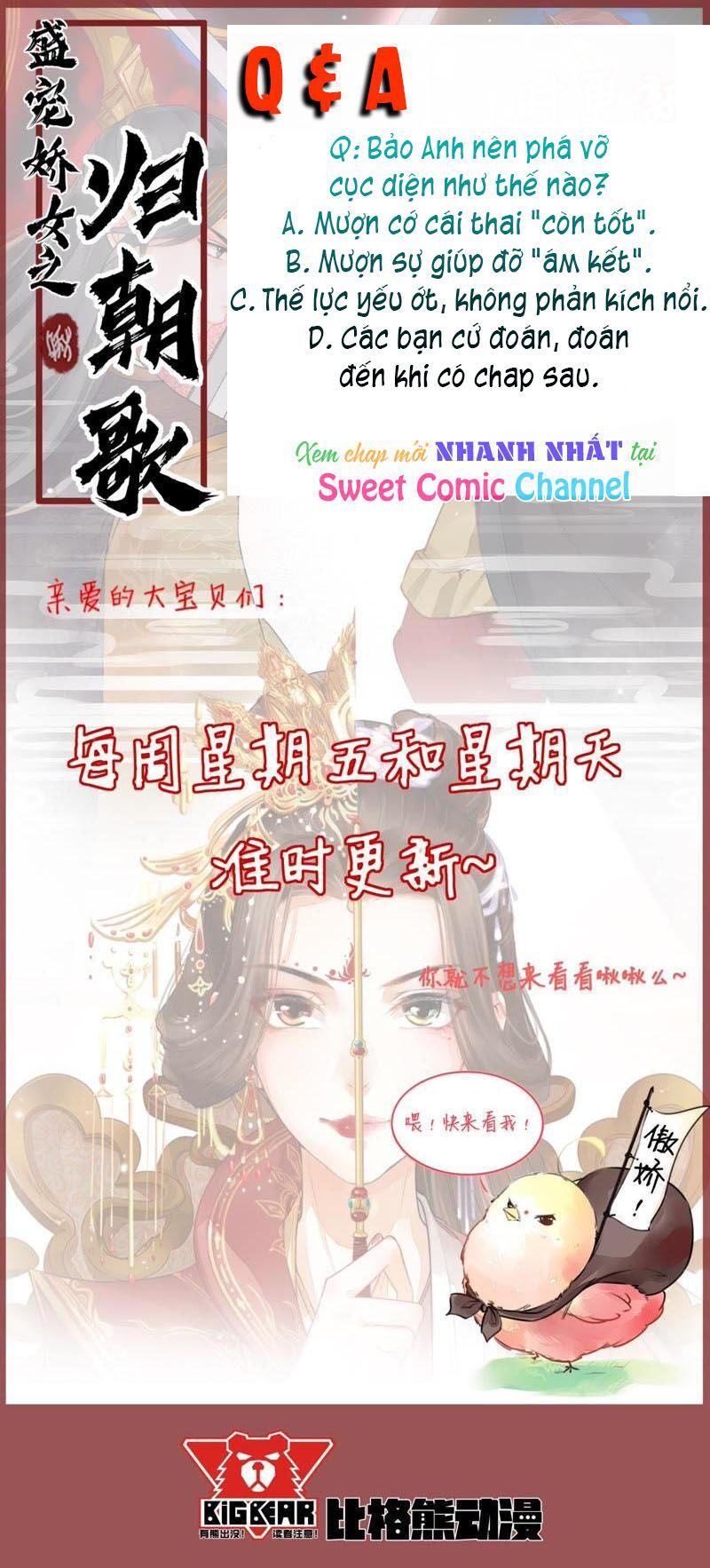 Thịnh Sủng Kiều Nữ Trở Về Triều Ca Chapter 43 - Trang 2