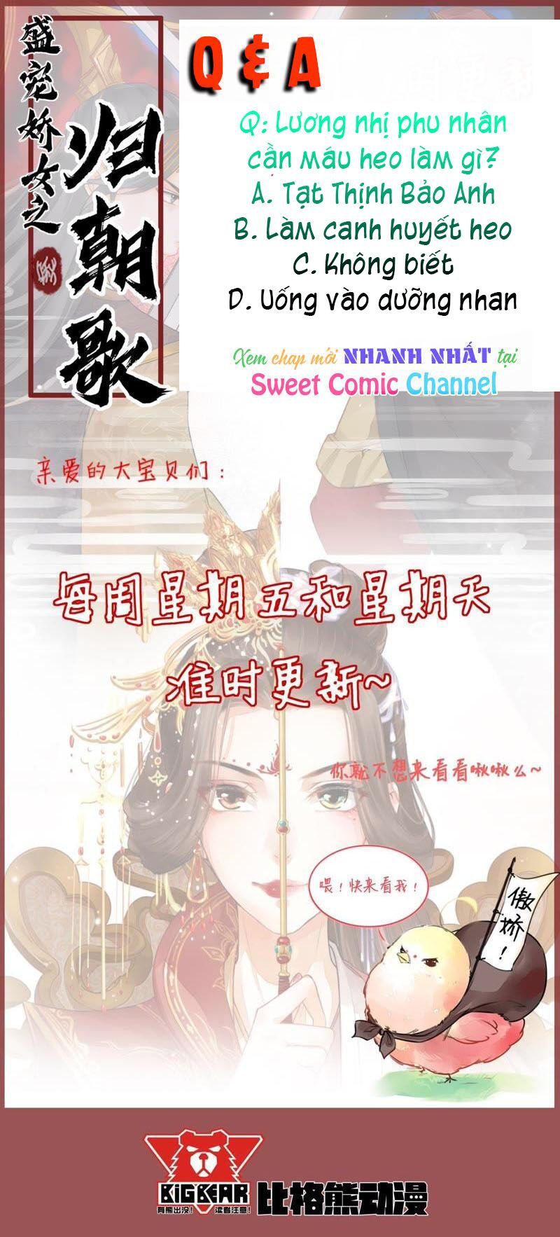 Thịnh Sủng Kiều Nữ Trở Về Triều Ca Chapter 41 - Trang 2