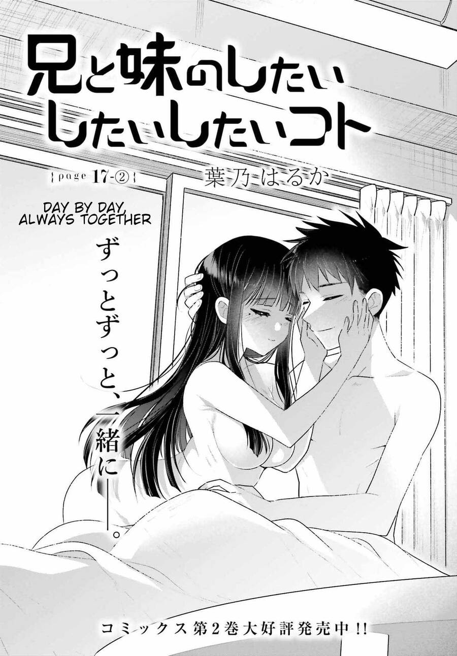 Ani To Imouto No Shitai Shitai Shitai Koto Chapter 17.2 - Trang 2