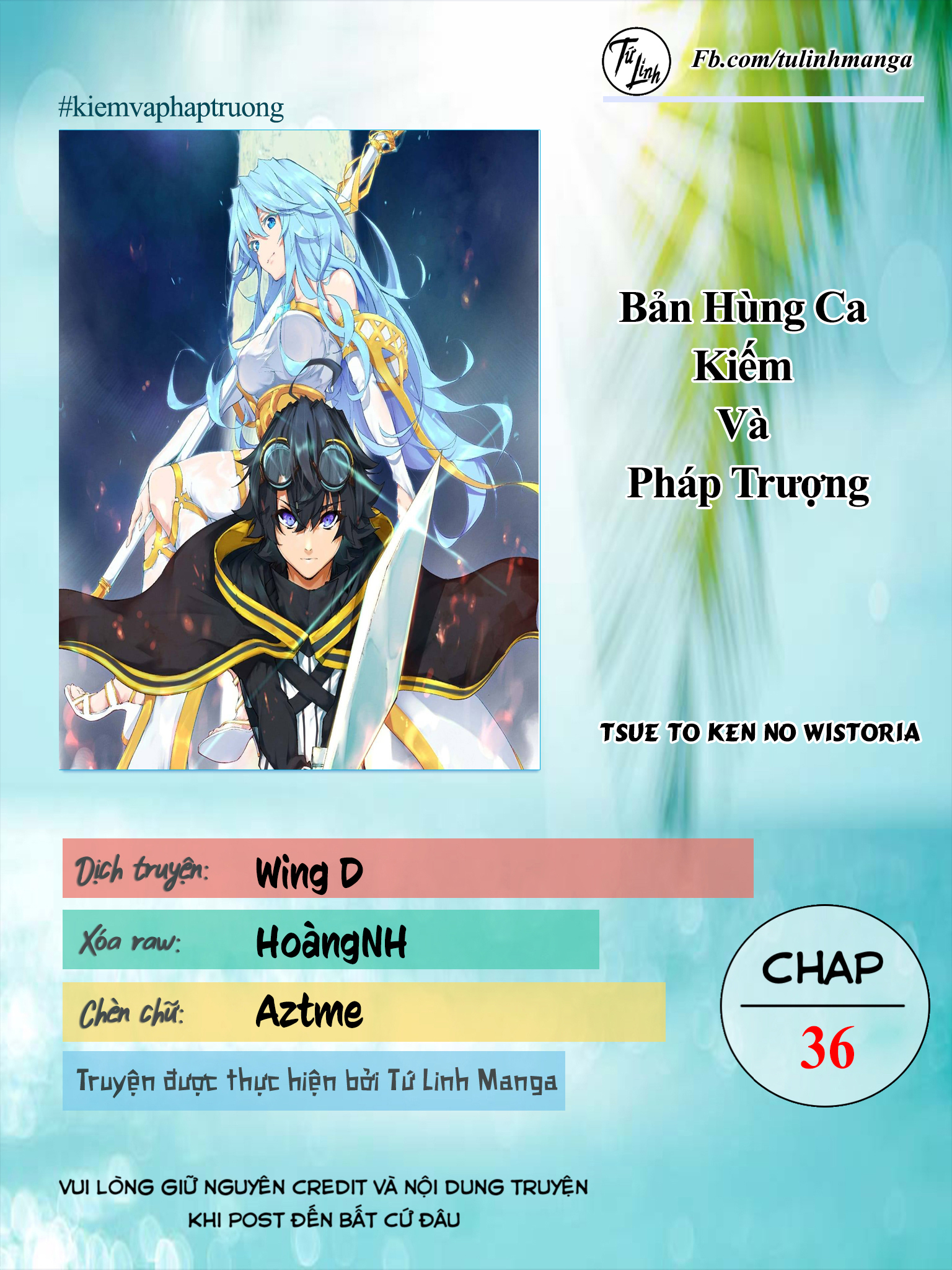 Wistoria Bản Hùng Ca Kiếm Và Pháp Trượng Chapter 36 - Trang 2