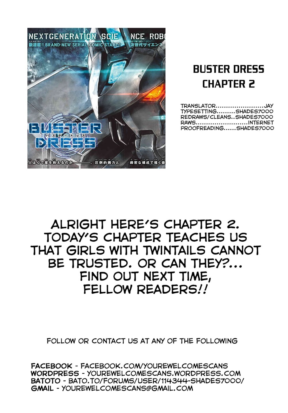 Buster Dress Chapter 2 - Trang 2