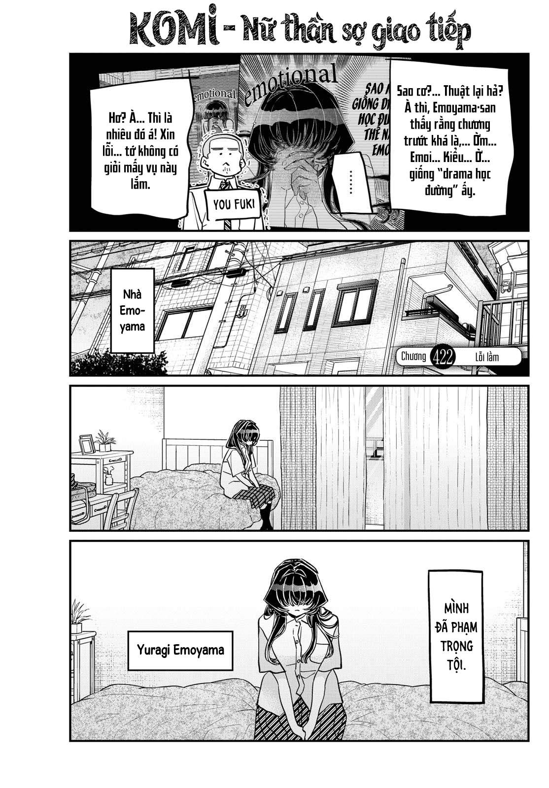 Komi-San Wa Komyushou Desu Chapter 422 - Trang 2