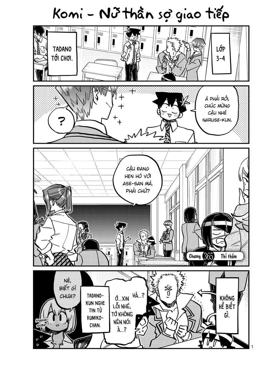 Komi-San Wa Komyushou Desu Chapter 365 - Trang 2