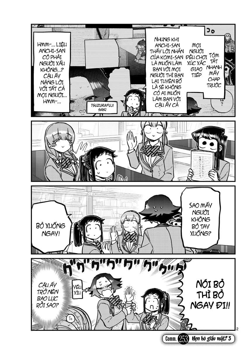 Komi-San Wa Komyushou Desu Chapter 253 - Trang 2