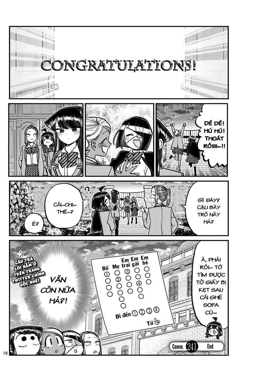 Komi-San Wa Komyushou Desu Chapter 241 - Trang 2