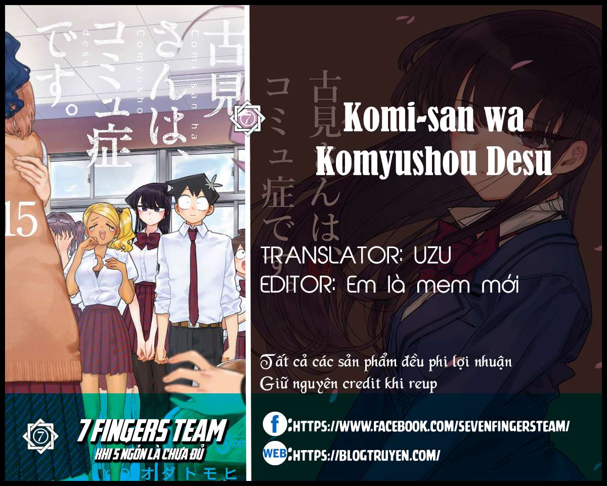 Komi-San Wa Komyushou Desu Chapter 234 - Trang 2