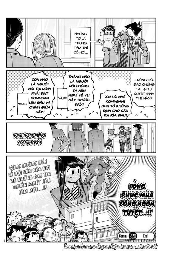 Komi-San Wa Komyushou Desu Chapter 220 - Trang 2