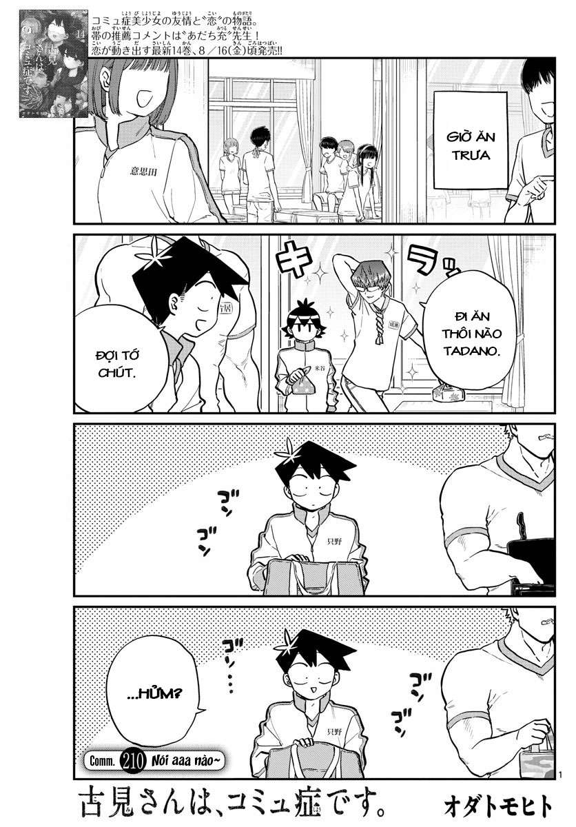 Komi-San Wa Komyushou Desu Chapter 210 - Trang 2