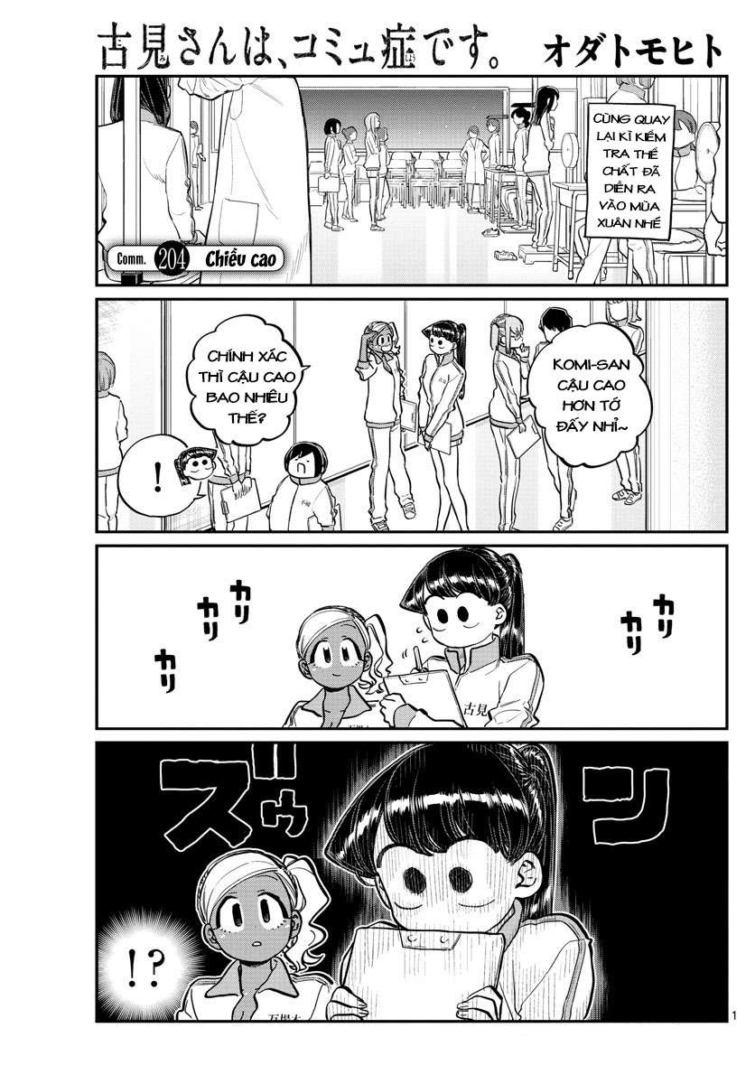 Komi-San Wa Komyushou Desu Chapter 204 - Trang 2