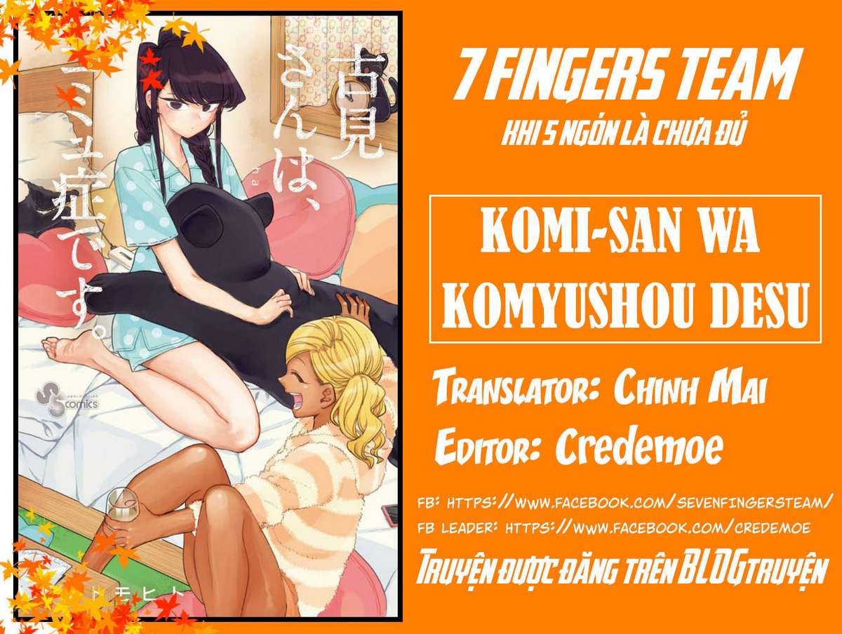 Komi-San Wa Komyushou Desu Chapter 196.2 - Trang 2