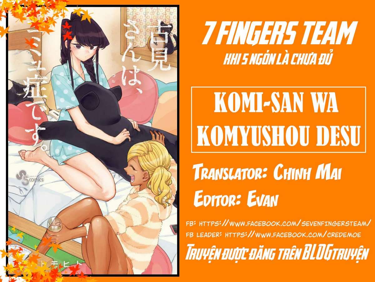 Komi-San Wa Komyushou Desu Chapter 195 - Trang 2