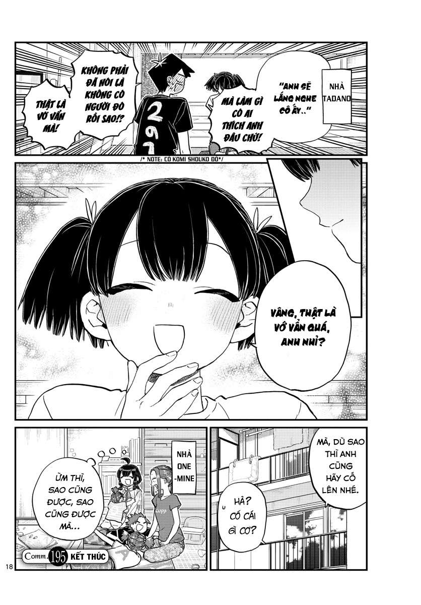 Komi-San Wa Komyushou Desu Chapter 195 - Trang 2