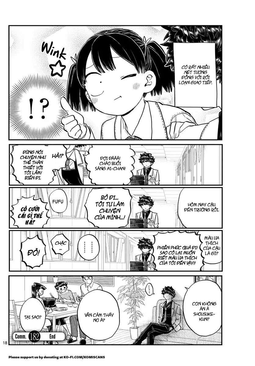 Komi-San Wa Komyushou Desu Chapter 182 - Trang 2