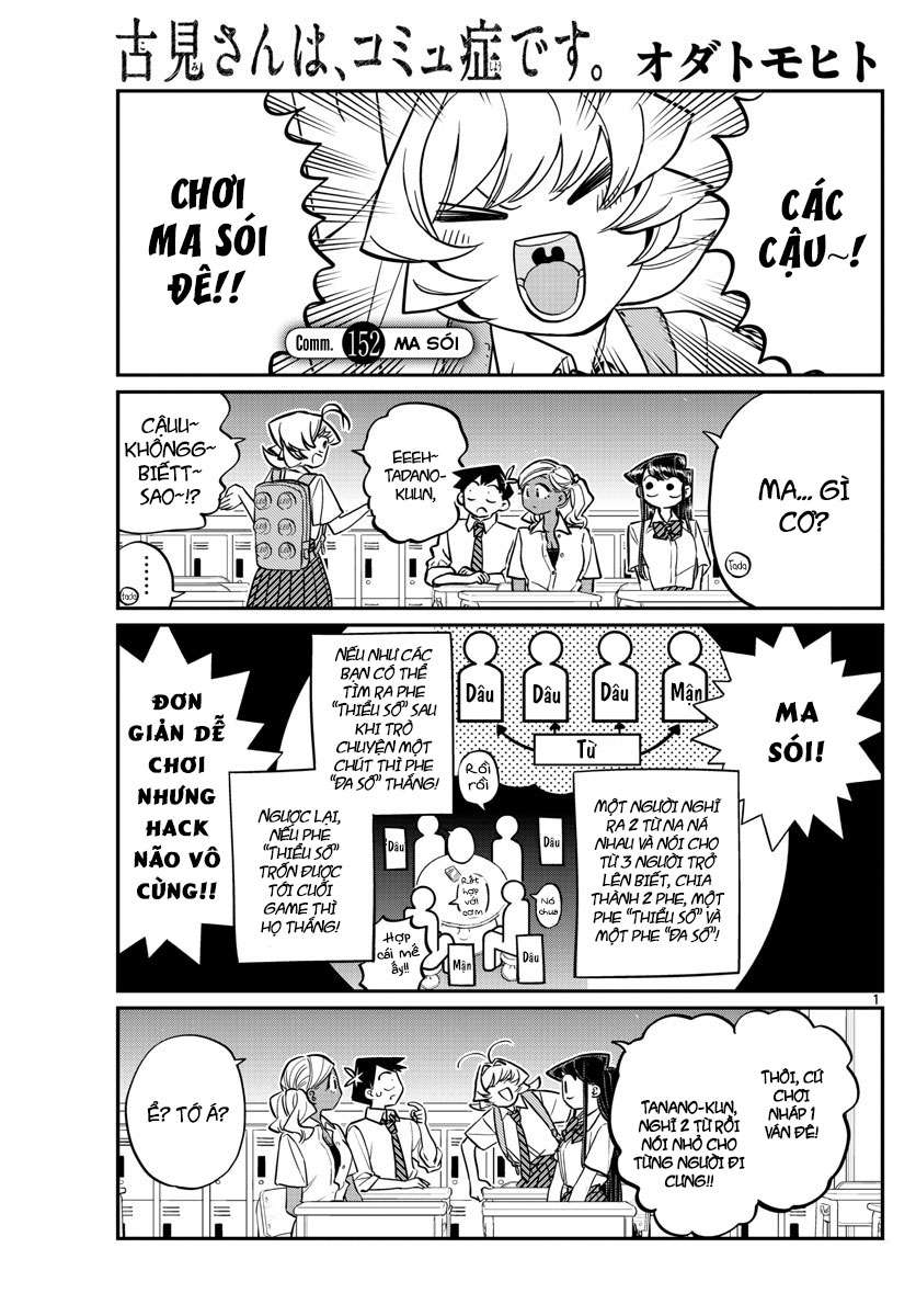 Komi-San Wa Komyushou Desu Chapter 152 - Trang 2