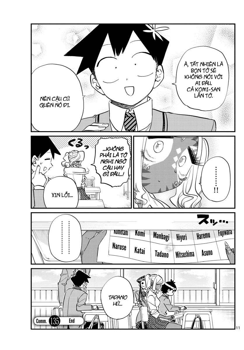 Komi-San Wa Komyushou Desu Chapter 135 - Trang 2