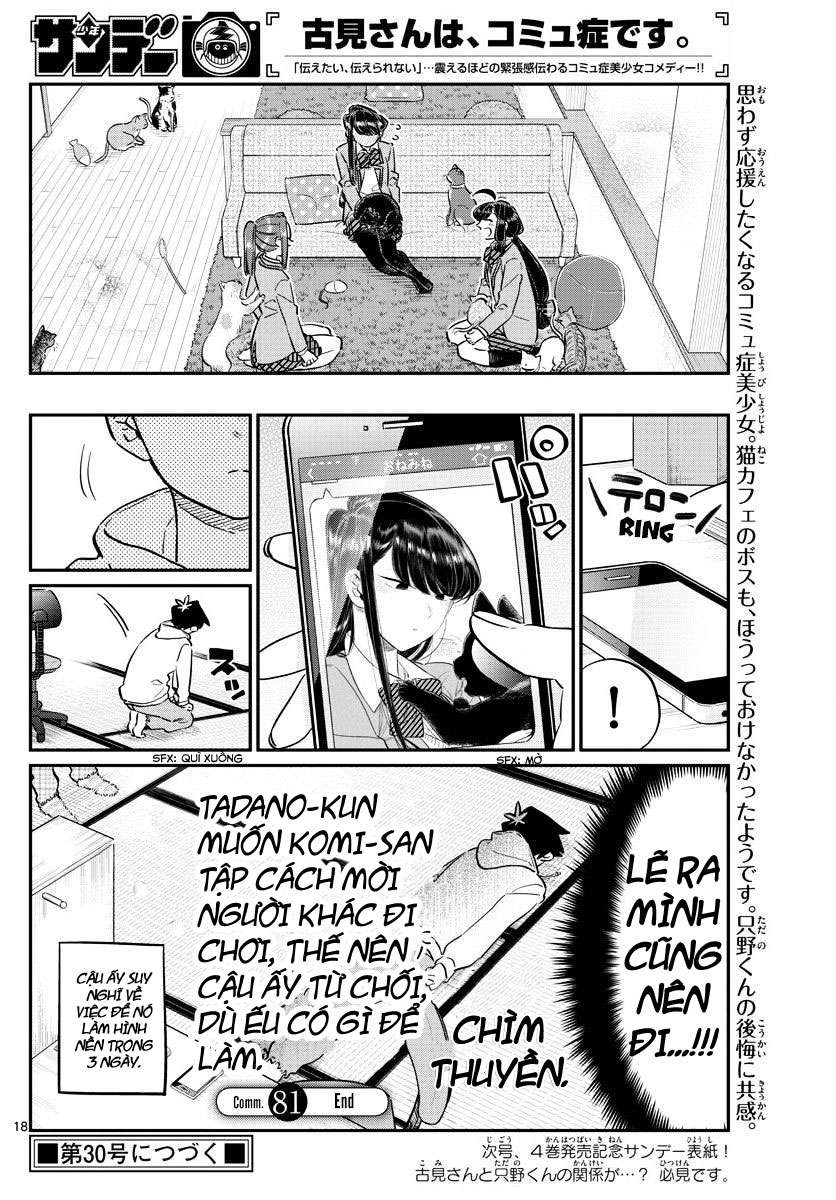 Komi-San Wa Komyushou Desu Chapter 81 - Trang 2