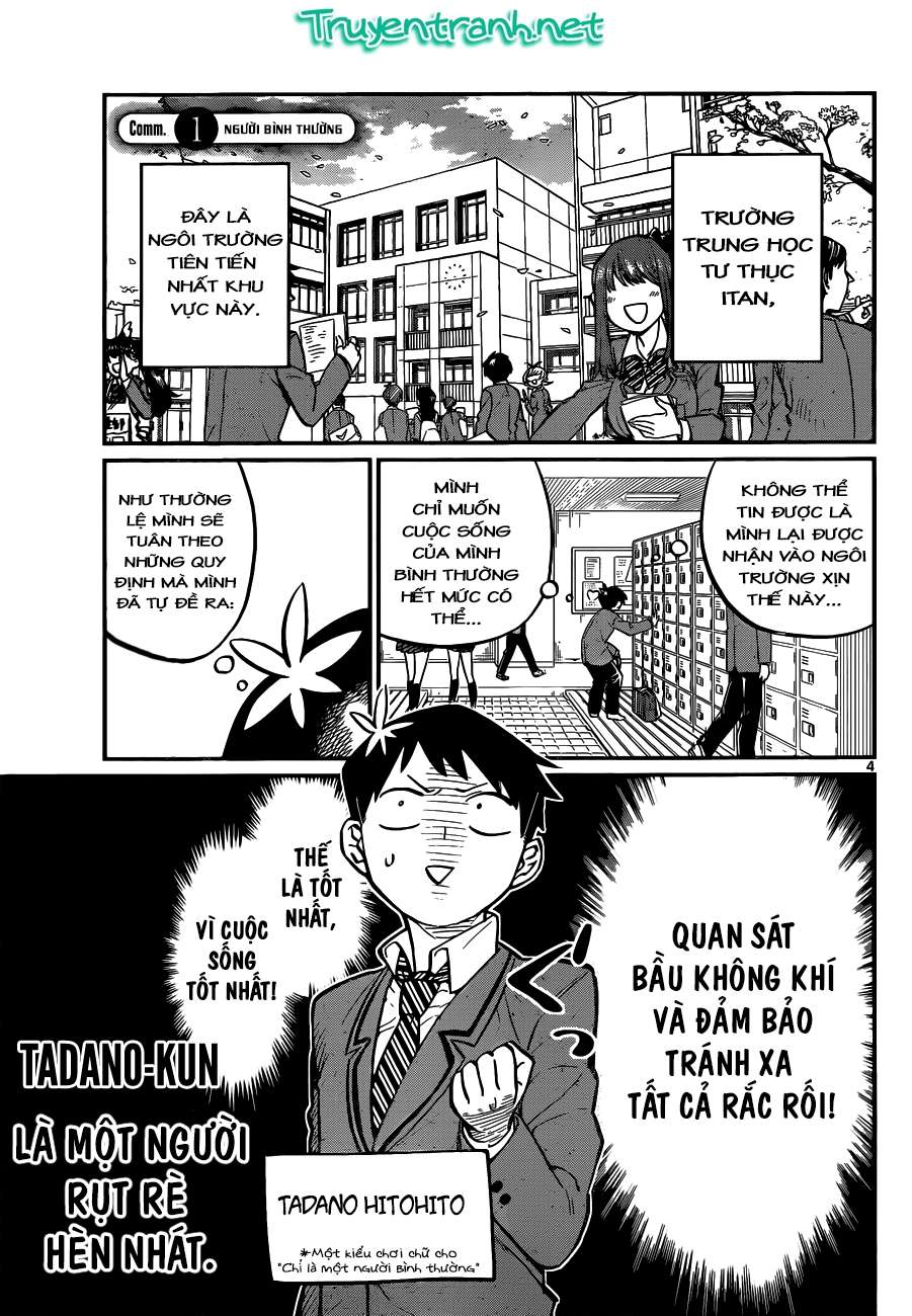 Komi-San Wa Komyushou Desu Chapter 1 - Trang 2