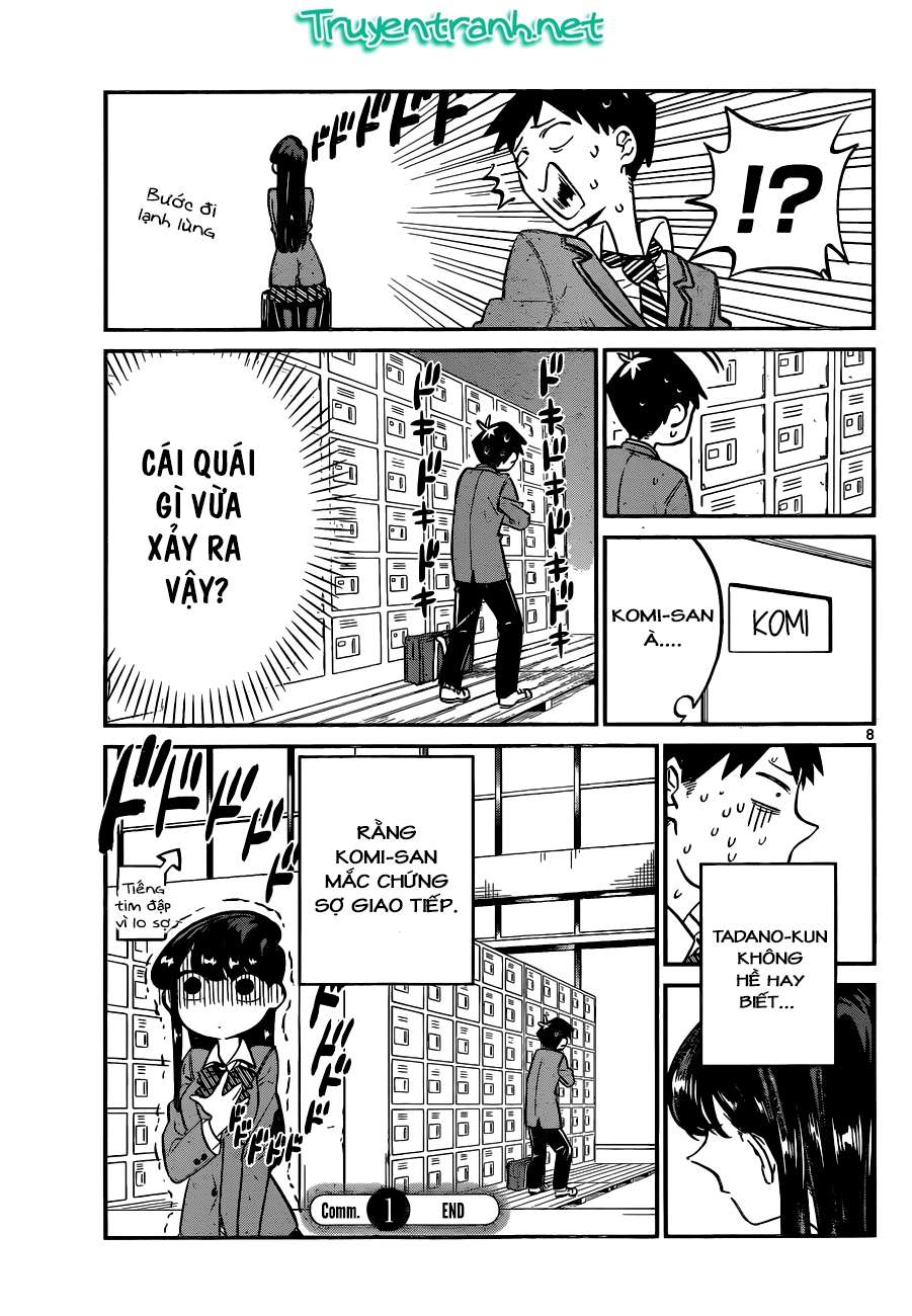 Komi-San Wa Komyushou Desu Chapter 1 - Trang 2